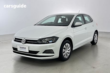 White 2017 Volkswagen Polo Hatchback 66 Tsi Trendline