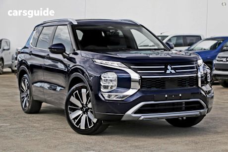 Blue 2025 Mitsubishi Outlander Wagon Aspire 7 Seat (2Wd)