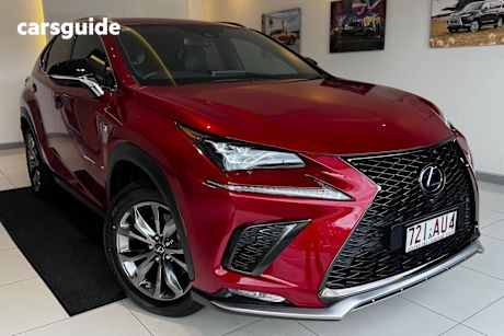Red 2020 Lexus NX300H Wagon F Sport Hybrid (Fwd)