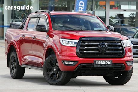 Red 2021 GWM UTE Dual Cab Utility Cannon-X (4X4)