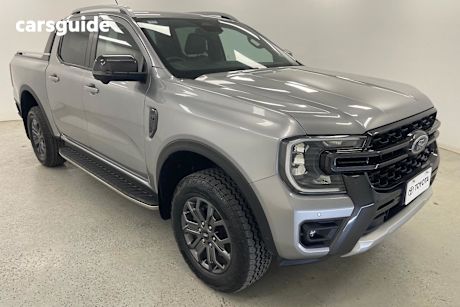 Silver 2023 Ford Ranger Double Cab Pick Up Wildtrak 3.0 (4X4)