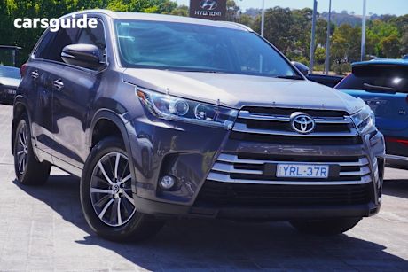 Grey 2017 Toyota Kluger Wagon Gxl (4X4)