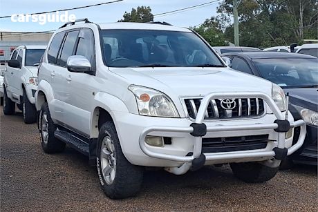 White 2003 Toyota Landcruiser Prado SUV GXL 4X4