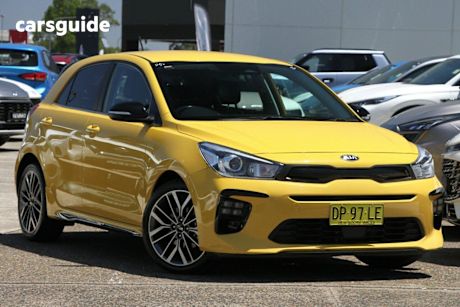 Yellow 2020 Kia RIO Hatchback Gt-Line