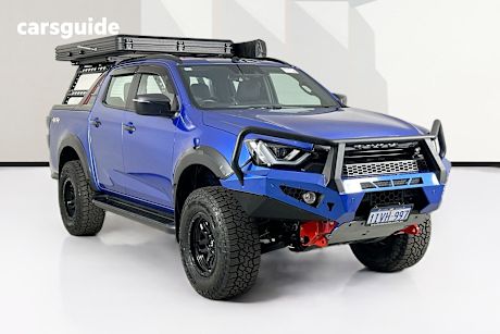 Blue 2024 Isuzu D-MAX Crew Cab Utility X-Terrain (4X4)