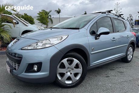 Blue 2011 Peugeot 207 Wagon Touring Outdoor