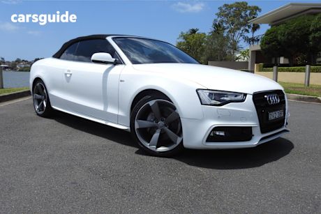 White 2016 Audi A5 Cabriolet 2.0 Tfsi Quattro