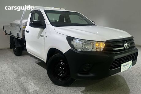 White 2023 Toyota Hilux Cab Chassis Workmate (4X2)