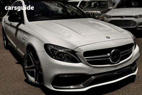 White 2016 Mercedes-Benz C63 Sedan S