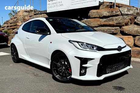 White 2023 Toyota GR Yaris Hatchback Rallye