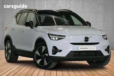 Blue 2024 Volvo XC40 Wagon Recharge Pure Electric