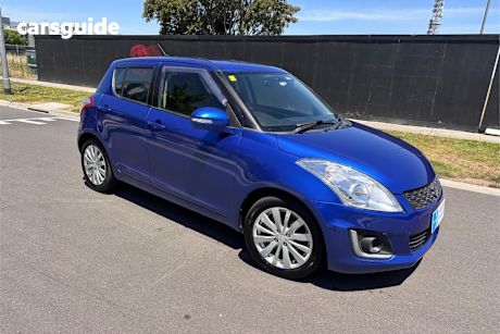 Blue 2013 Suzuki Swift Hatchback Glx