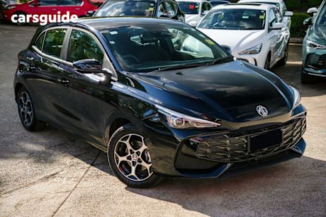 Black 2025 MG MG3 Hatchback Excite