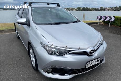 Silver 2015 Toyota Corolla Hatchback Ascent Sport