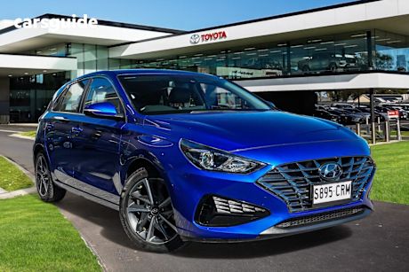 Blue 2022 Hyundai I30 Hatchback Elite