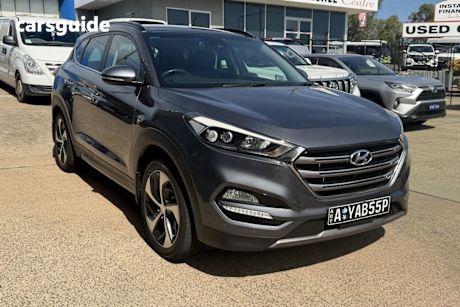 Grey 2016 Hyundai Tucson SUV HIGHLANDER