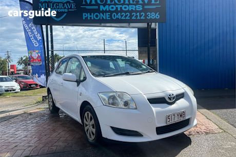White 2007 Toyota Corolla Hatchback Ascent