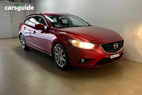 Red 2013 Mazda 6 Wagon Sport