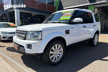 White 2015 Land Rover Discovery 4 Wagon 3.0 Tdv6