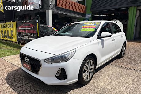 White 2017 Hyundai I30 Hatchback Active