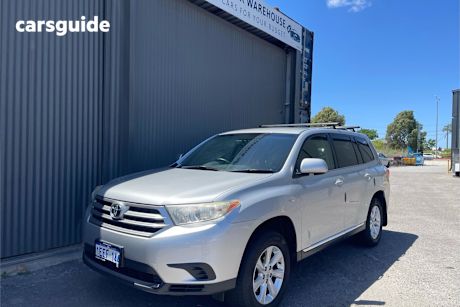 Silver 2013 Toyota Kluger Wagon Kx-R (Fwd) 7 Seat