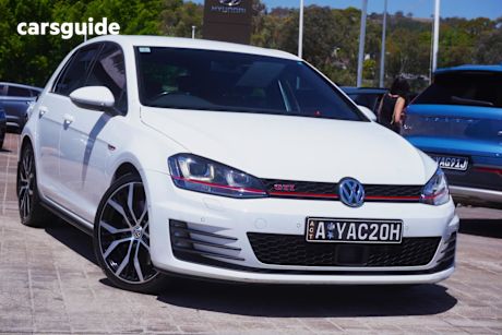 White 2015 Volkswagen Golf Hatchback Gti Performance
