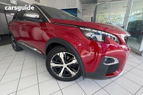 Red 2017 Peugeot 3008 Wagon Gt