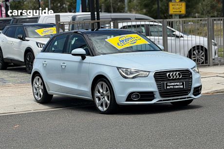 Blue 2013 Audi A1 Sportback 40 Tfsi S Line