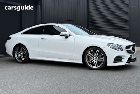 White 2017 Mercedes-Benz E220 Coupe D