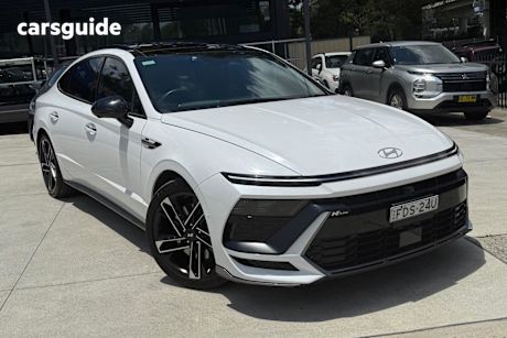 White 2023 Hyundai Sonata Sedan N Line