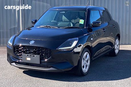 Black 2025 Suzuki Swift Hatchback Hybrid Plus