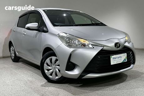 Silver 2017 Toyota Vitz Hatch