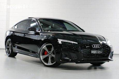 Black 2023 Audi A5 Sportback 45 Tfsi Quattro S Line Mhev