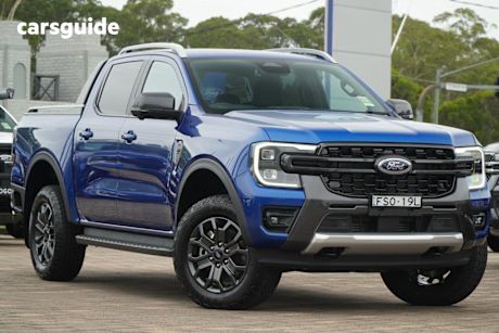 Blue 2025 Ford Ranger Double Cab Pick Up Wildtrak 3.0 (4X4)