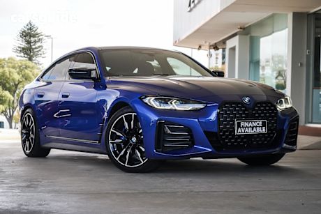 Blue 2021 BMW M440 Coupe Xdrive Gran Coupe Mhev