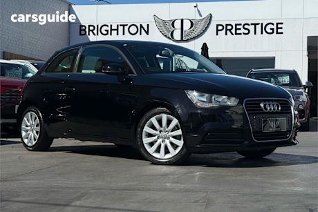 Black 2011 Audi A1 Hatchback 1.4 Tfsi Attraction