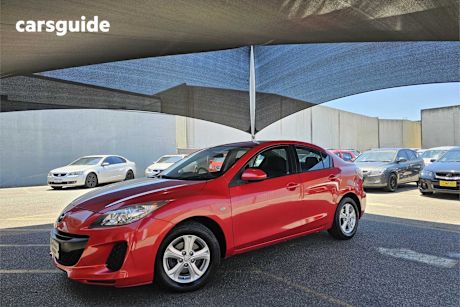 Red 2012 Mazda 3 Sedan Neo