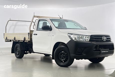 White 2020 Toyota Hilux Cab Chassis Workmate