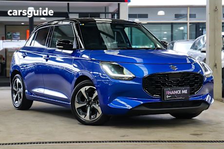 Blue 2024 Suzuki Swift Hatchback Hybrid Glx