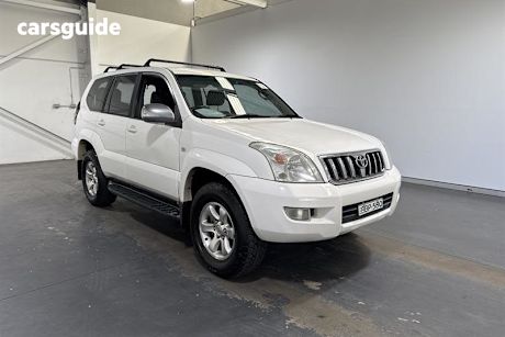 White 2004 Toyota Landcruiser Prado Wagon Gxl (4X4)