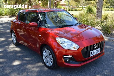 Red 2018 Suzuki Swift Hatchback Sport