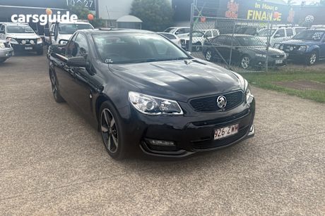 Black 2016 Holden UTE Utility Sv6 Black Edition