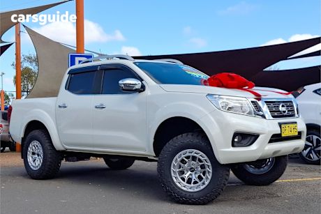 White 2017 Nissan Navara Dual Cab Utility St-X (4X4)