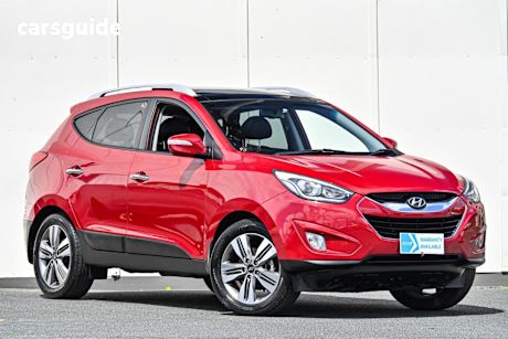 Red 2013 Hyundai IX35 Wagon Highlander (Awd)