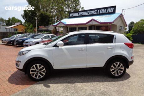 White 2014 Kia Sportage Wagon Sli (Awd)