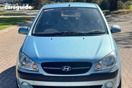 Blue 2008 Hyundai Getz Hatchback S