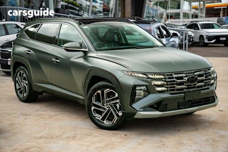 Green 2025 Hyundai Tucson Wagon Premium Hybrid (Awd)