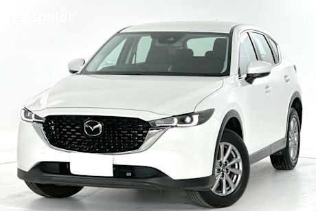 White 2023 Mazda CX-5 Wagon G25 Maxx Sport (Fwd)