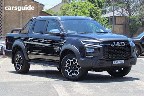 Black 2024 JAC T9 UTE Dual Cab Pick-up Haven (4X4)