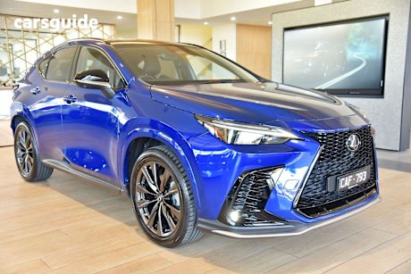 Blue 2022 Lexus NX350 Wagon F Sport Awd